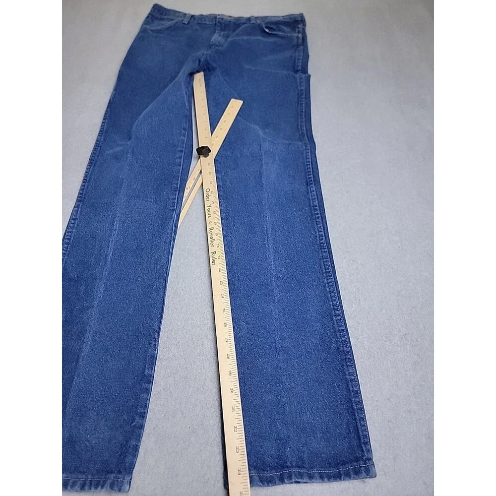 Vintage Wrangler Jeans‎ Mens 36x34 Straight 936 DEN Blue Cotton Western 90s